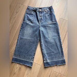 Suncoo Paris wide leg culotte jeans size 10